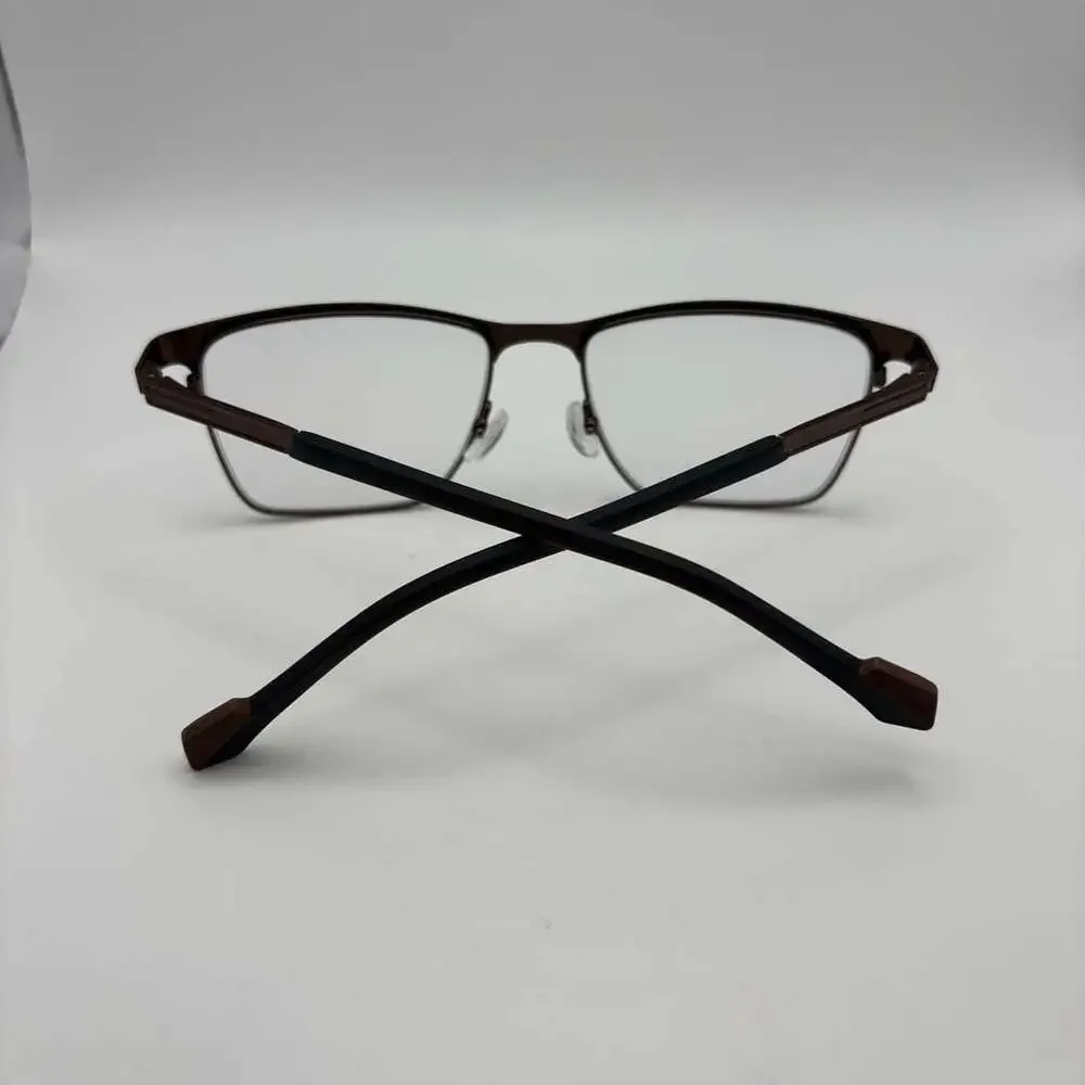 Greg Italy Design 8706 Size 53-18-140 Eyeglasses Frame Brown